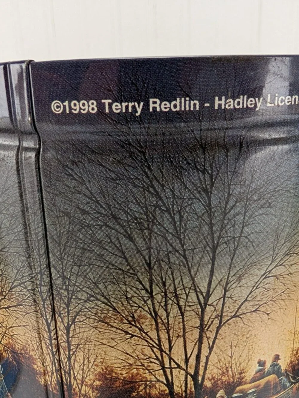 Vintage Terry Redlin Metal Tins Lot of 3 Sea to Shining Sea Autumn Evening Farm